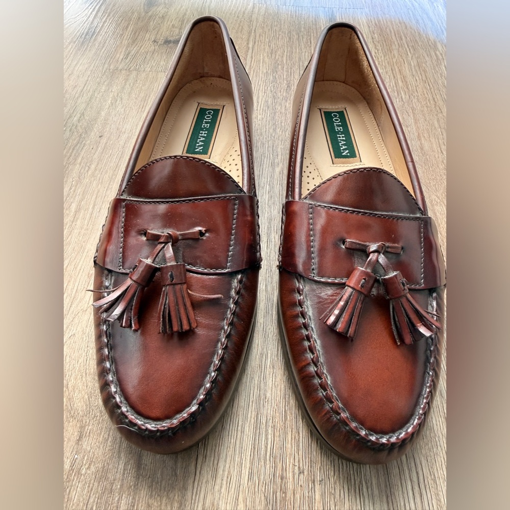 Cole Haan Men's Tassel Loafers in Rich Brown